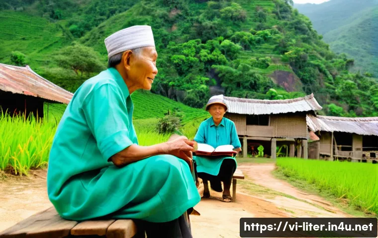 문해교육사와 학습 목표 연구 사례 - **Prompt 1: "Torchbearers of Knowledge in the Vietnamese Highlands"**
"A heartwarming scene in a...